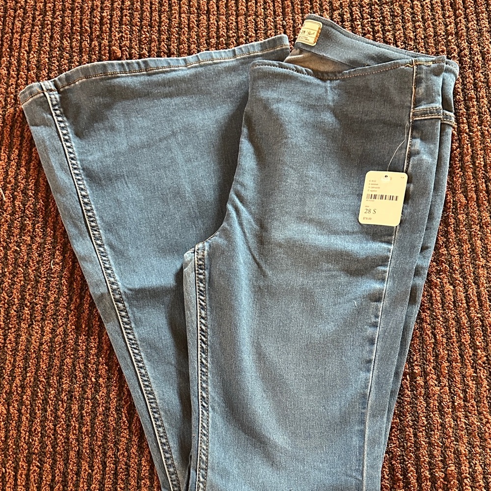NWT free people bell bottom jean